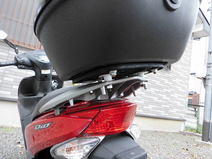 通勤快速DIO110にトップケースをつけてみた! | はなぶさ君の忍者でGo! 通勤快速DIO110にトップケースをつけてみた! | はなぶさ君の忍者でGo!